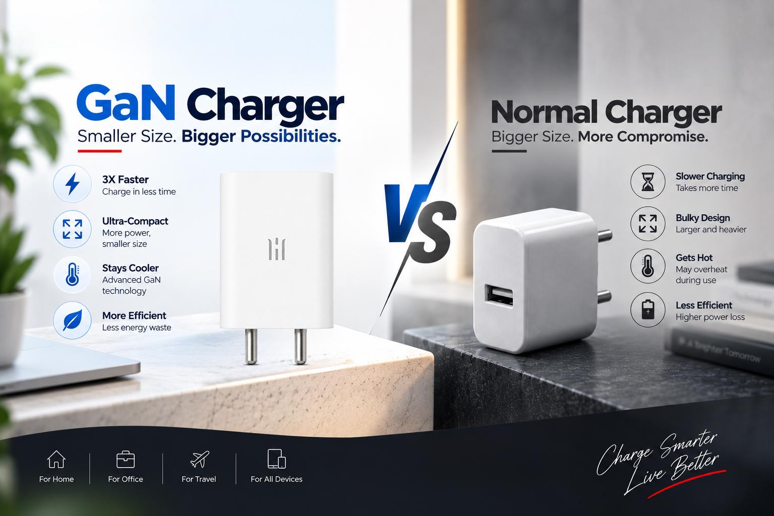 GaN Charger vs Normal Charger: Which One Should You Buy?
